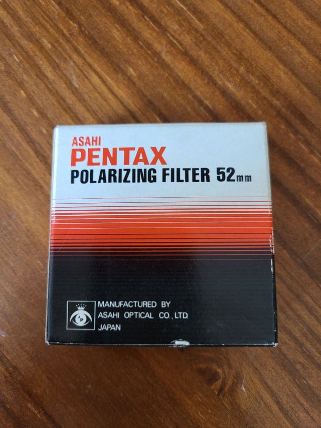 Filtro vintage Pentax 52mm polarizing filter