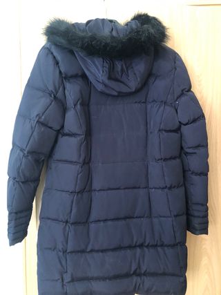 Plumas Zara azul S 