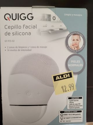 Cepillo facial de silicona