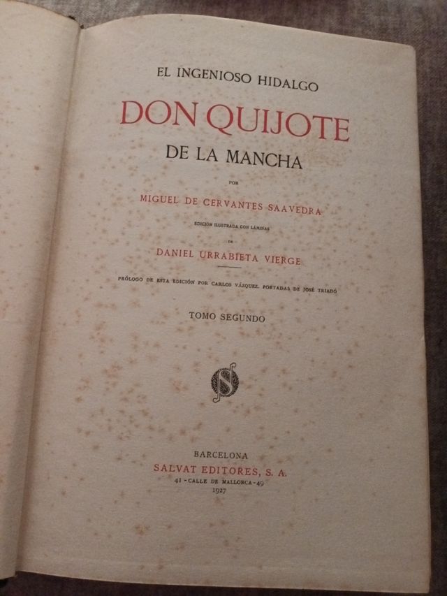 Libros DON QUIJOTE