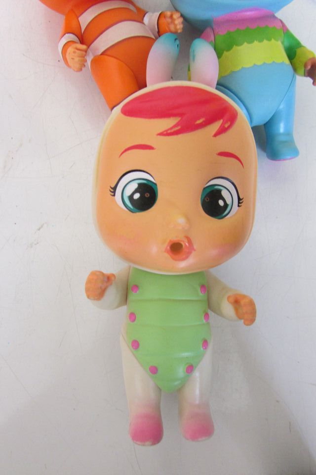 Pack 3 Bebés Llorones con casitas y complementos