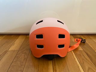 casco rosa infantil. bicicleta - patin XS