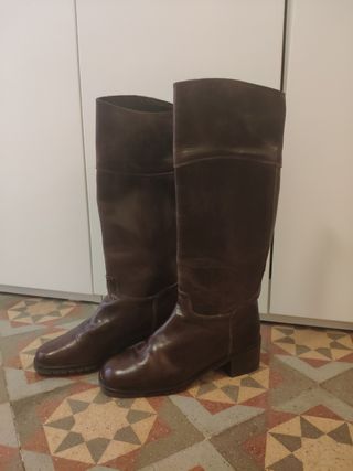 Botas de piel 