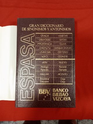 DICCIONARIO de SINÓNIMOS y ANTÓNIMOS