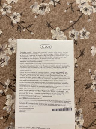 Caja vacia Apple iPhone 7