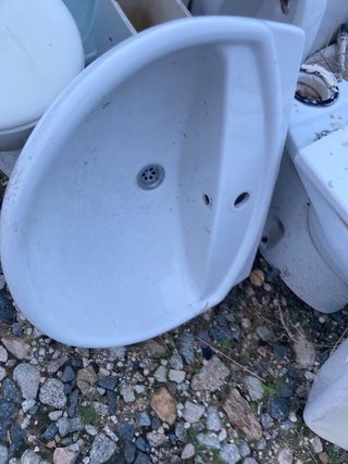 lavabo meridian roca blanco grande