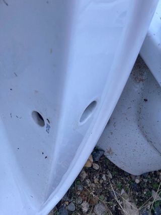 lavabo meridian roca blanco grande