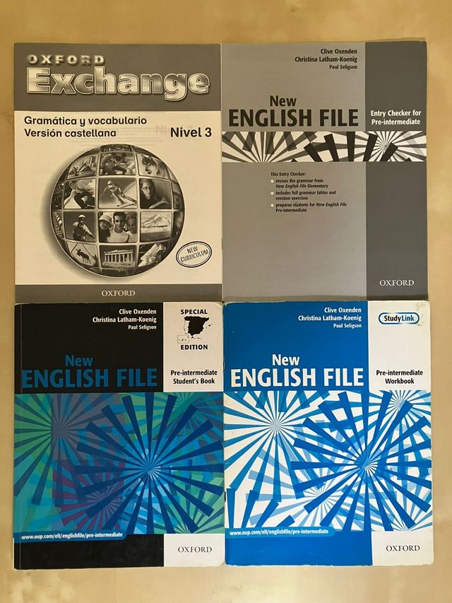 Libros Inglés A2/B1 (New English File)