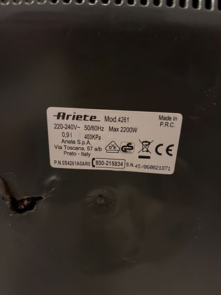 Centro de planchado Ariete