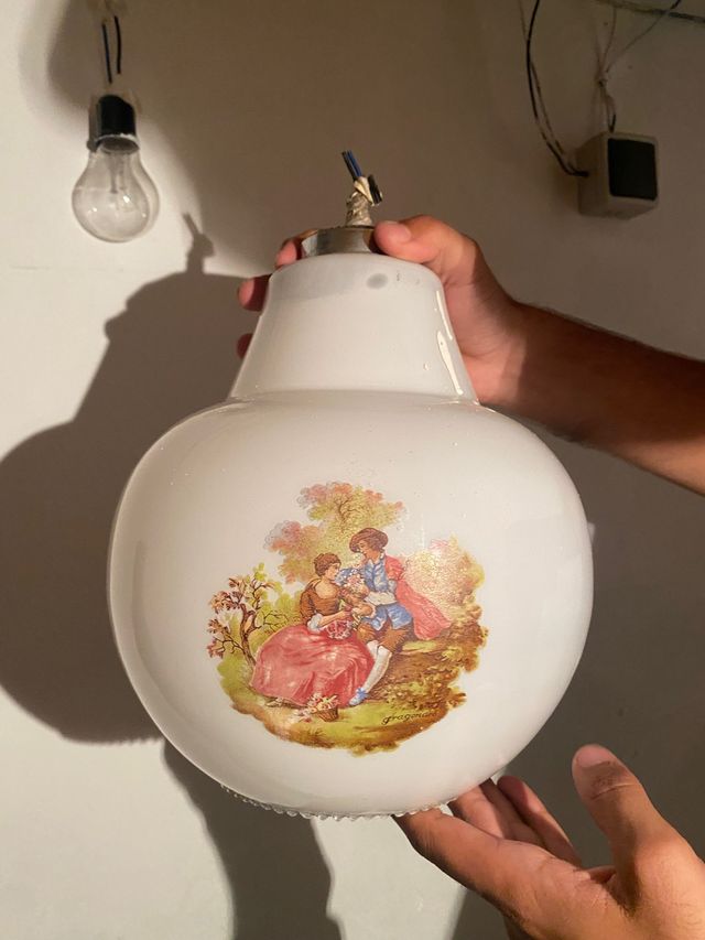 lampara de techo antigua