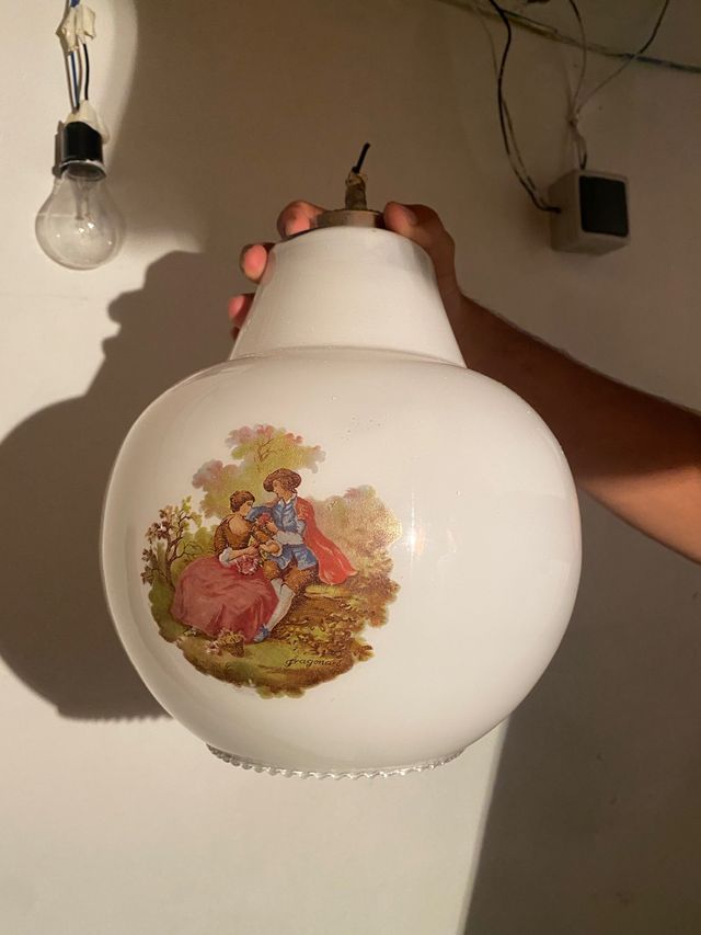 lampara de techo antigua