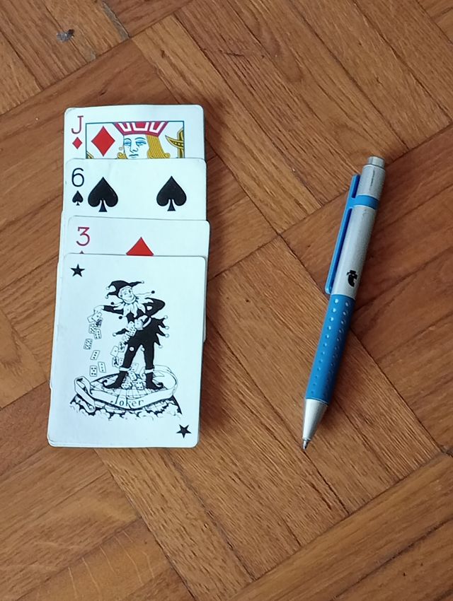 marcapáginas baraja francésa