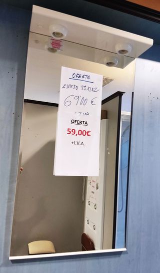 Espejo con luz