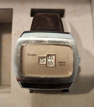 Relógio vintage Sears digital - Suisse