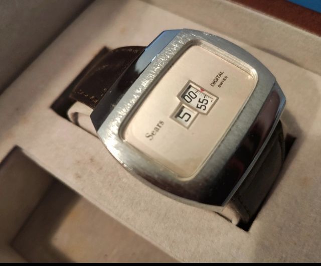 Relógio vintage Sears digital - Suisse