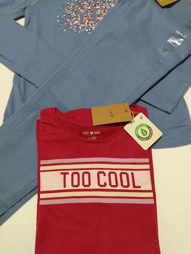 Lote niña 😍 talle 7/8 años 2 pijamas m+ lote niña