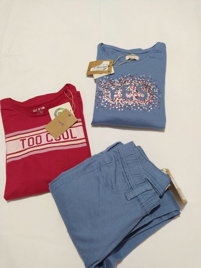 Lote niña 😍 talle 7/8 años 2 pijamas m+ lote niña