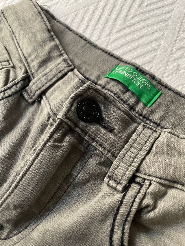 Vaqueros grises Benetton talla L 8-9 años
