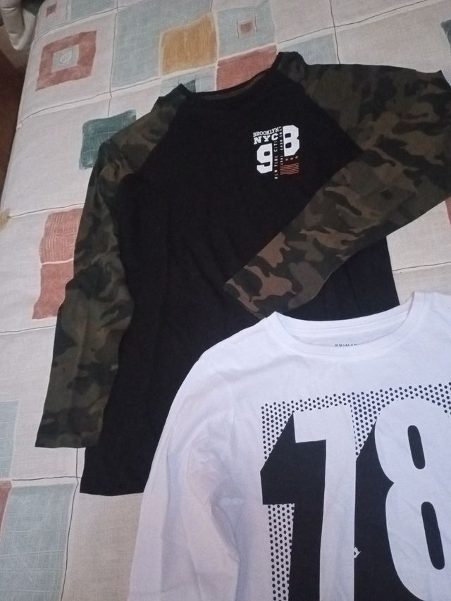 2 Camisetas de Manga Larga,sin estrenar.