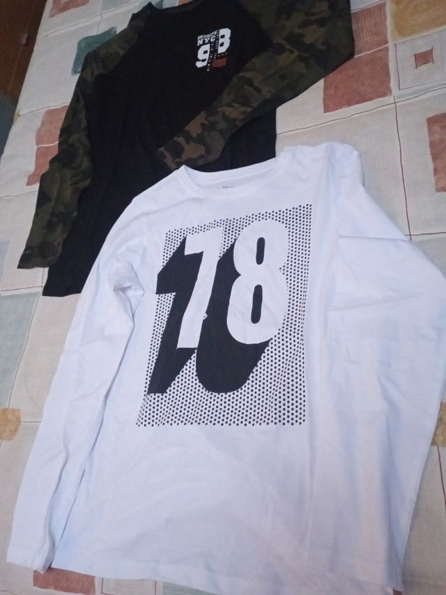 2 Camisetas de Manga Larga,sin estrenar.