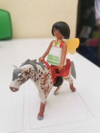 Caballo de acrobacias playmobil