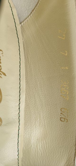 Zapato ante y charol talla 41