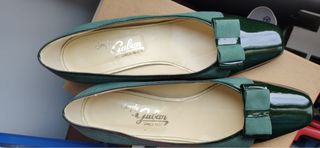 Zapato ante y charol talla 41