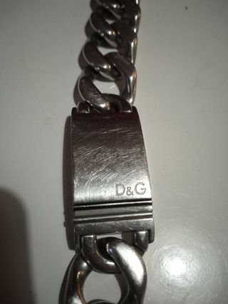 Pulsera y anillo Dolce Gabanna caballero.