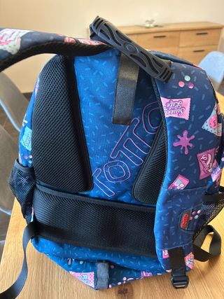 Mochila Totto y estuche a juego de chica