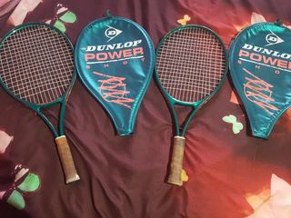 Pareja de raquetas Dunlop con funda