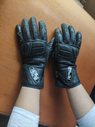 Guantes de moto kevlar de piel, marca RPS
