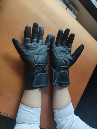 Guantes de moto kevlar de piel, marca RPS
