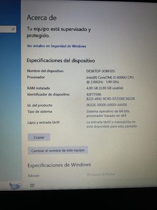 Portátil Lenovo v110