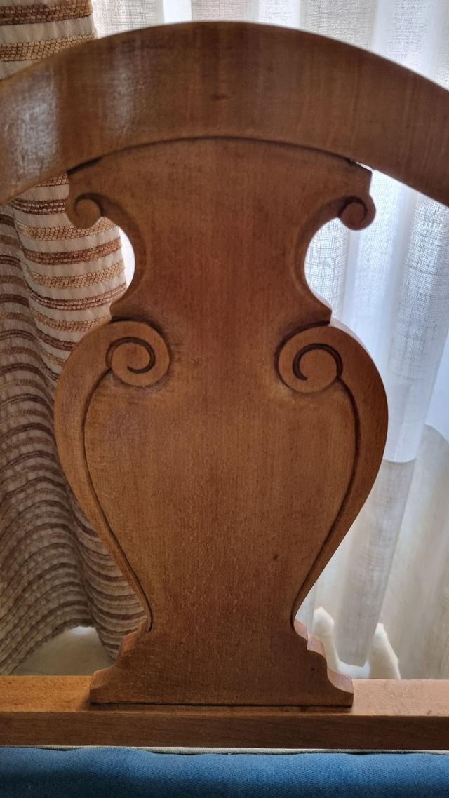 Butaca silla grande madera