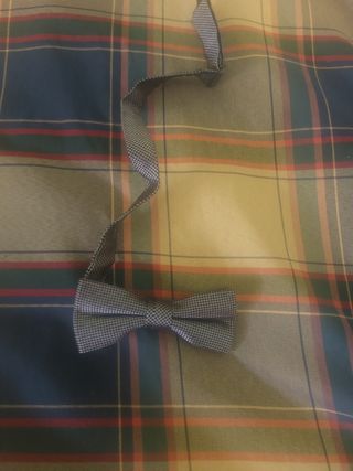 Pajarita usada solo una vez