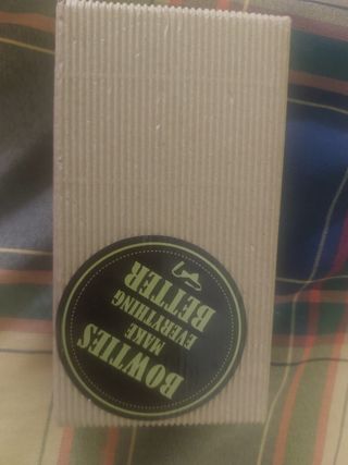 Pajarita usada solo una vez