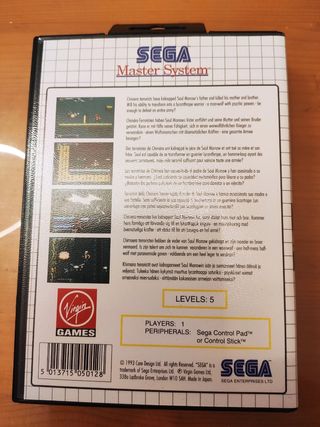 Máster System 2 Sonic + Máster of darkness + wolfc