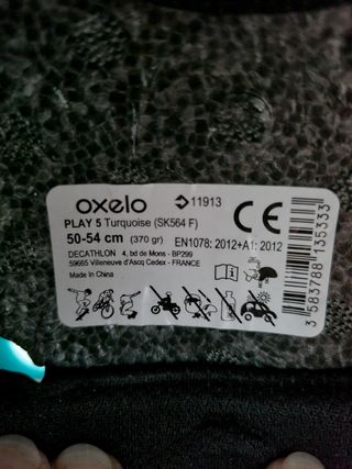 Casco Oxelo Play 5