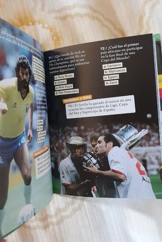 ¿Cuanto sabes de Fútbol, Historia, Cine?