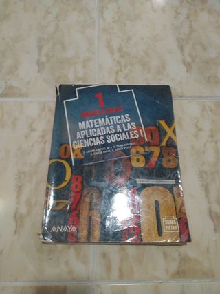 Libro matemáticas 1° bachillerato