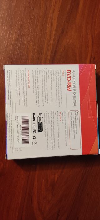 Grabadora DVD externa USB. Nueva!!
