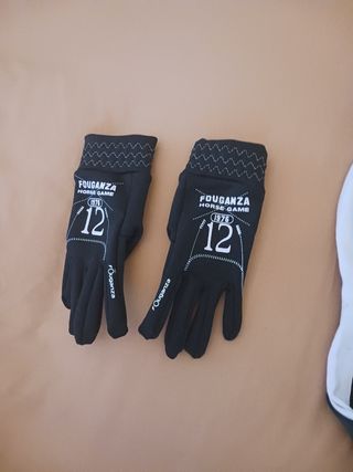 Pantalon y guantes de equitación 8/10 añ