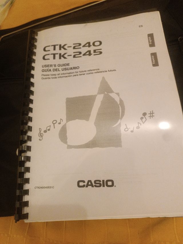 Teclado Casio clase música