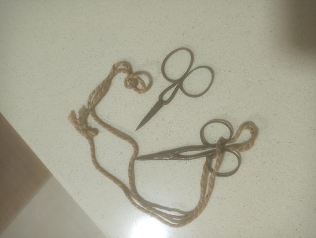 Tijeras de costura antiguas