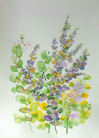 Acuarela original. Arte. Regalo. Oferta.