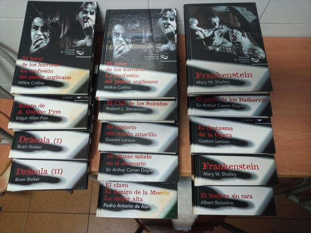 Novelas de suspense y terror