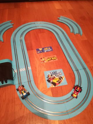 Scalextric de mickey y donald
