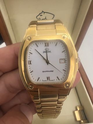 Reloj zafiro y oro Jaguar - Original
