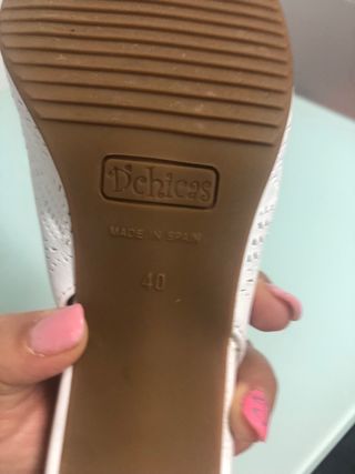 zapatos de vestir blancos