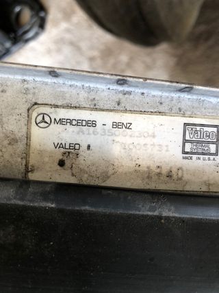 Radiador agua Mercedes ML W163 55AMG